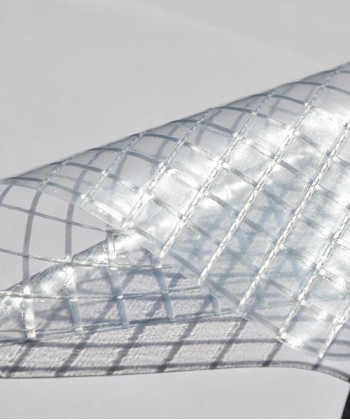 Folia zbrojona trudnopalna FZ503FR, szer. 250 cm , oczka 9x9