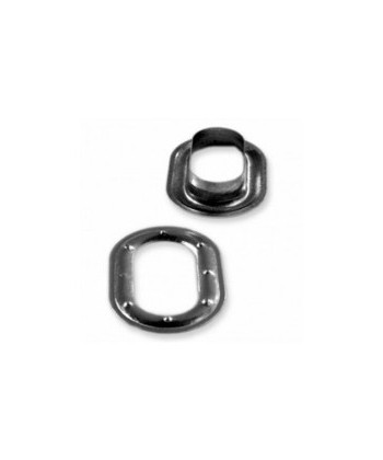 Oczka owalne ocynkowane 40x10