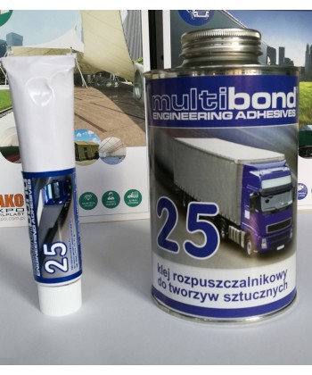 Przemysłowy klej do naprawy plandek, folii, tkanin, skór - 100 ml - obrazek 3