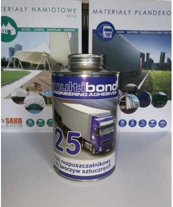 Przemysłowy klej do naprawy plandek, folii, tkanin, skór - 800 g